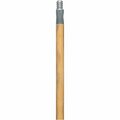Articulos Para El Hogar 60 in. Threaded Metal Tip Wood Push Broom Handle AR3209441